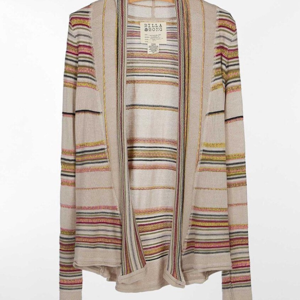 Striped billabong sweater